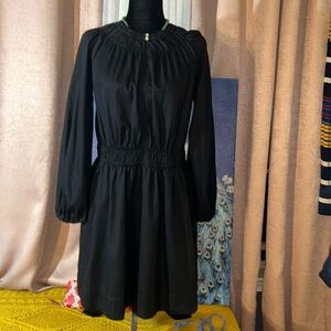 Free Assembly Size M Pocketed Black Dress
